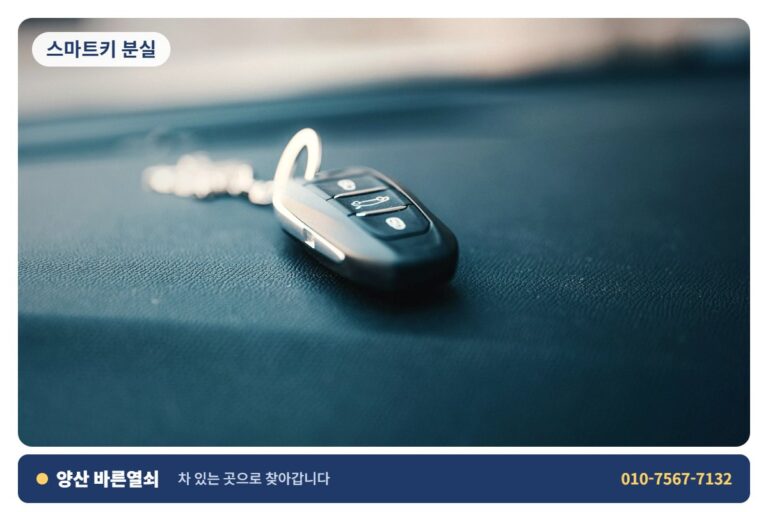 양산 평산 스마트키 분실 - 자동차 키 1